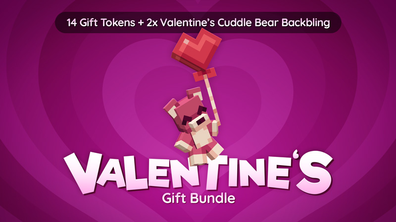 Valentines Gift Bundle & Exclusive Cuddle Bear Back Bling